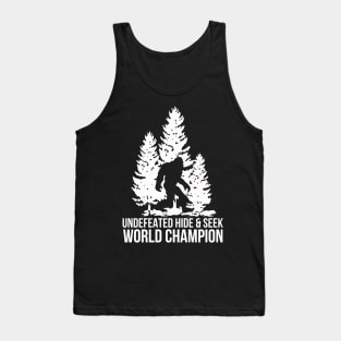 bigfoot hide and seek world champion Tank Top